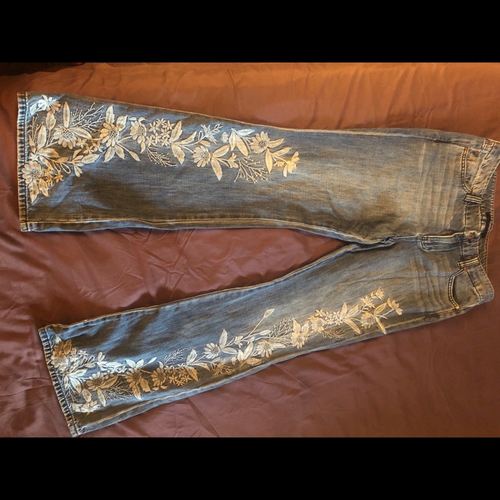 Embroidered Jeans by Liverpool~ Size 10